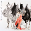 10-Ѿǧ Zhao Jun,An Ancient Beauty,would always Be on Grassland 6868(cm)
